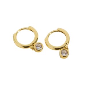 14k Gold Filled Necklace Diamond Earrings