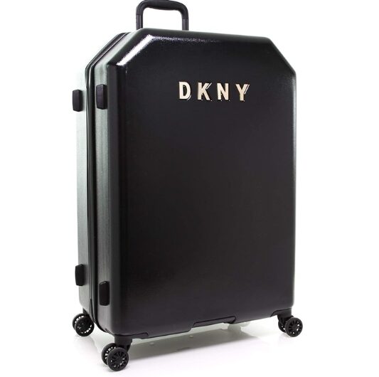 DKNY ALLORE Black Color ABS Material Hard 28_ Large Size Trolley