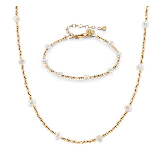 Dainty Freshwater Pearl Jewelry Set