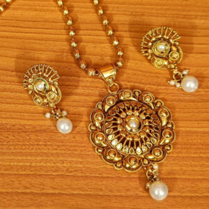 Gold Plated Pendant Set