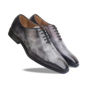 Men's Grey Patina Oxford Shoes