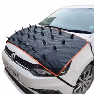 Car bonnet spikes cover