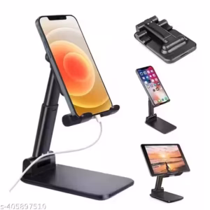 Premium Plastic Desktop Adjustable & Foldable Phone Stand