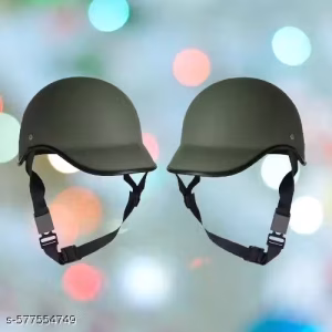 All Purpose Open Face Cap/Half Cap with Strap