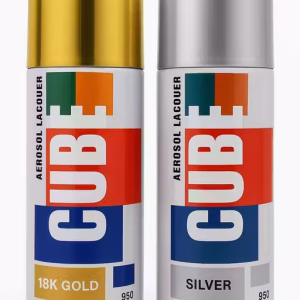 Golden Silver Spray paint